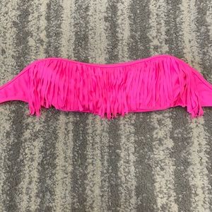 Candies hot pink strapless bikini top